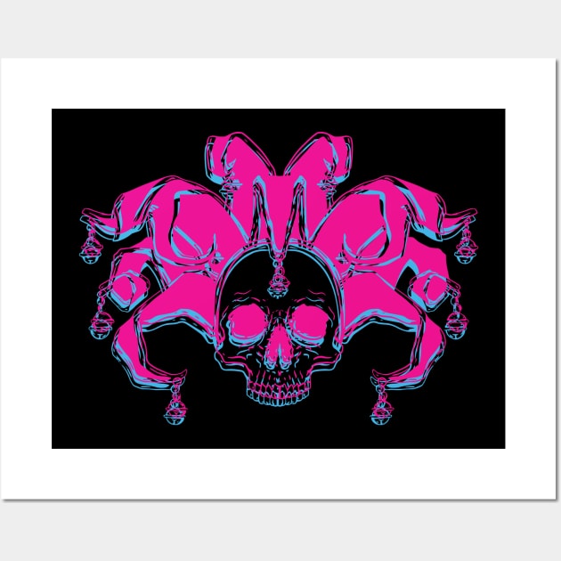 Pink jester Wall Art by ZethTheReaper